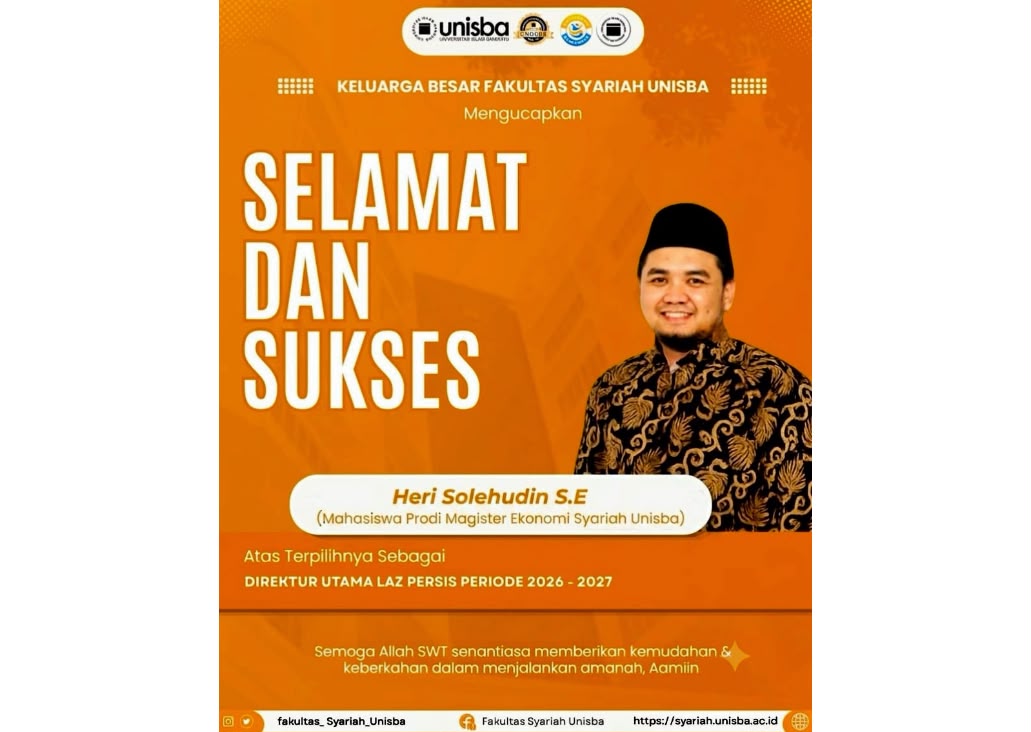 Hari Solehudin, S.E. Resmi Ditunjuk sebagai Direktur Utama LAZ Persis Periode 2026–2027